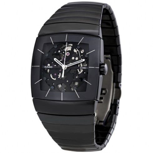 Rado Sintra Skeleton Dial Black Ceramic Men's Watch R13669152 watches