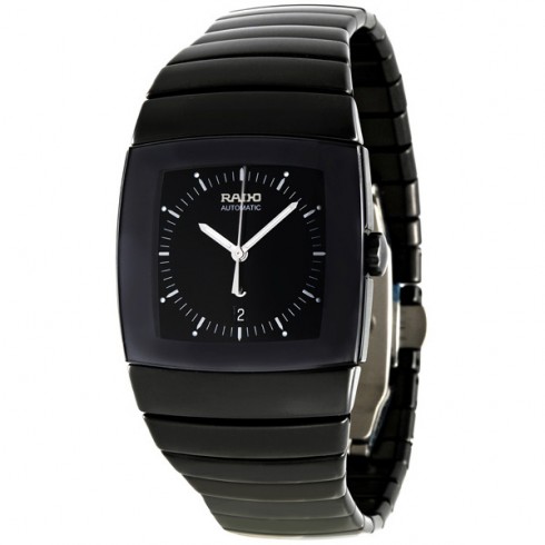 Rado Sintra XL Black Dial Black Ceramic Automatic Men's Watch R13883182 watches
