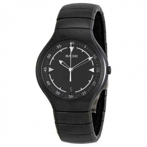 Rado True Active Black Ceramic Day Men's Watch R27677162 watches