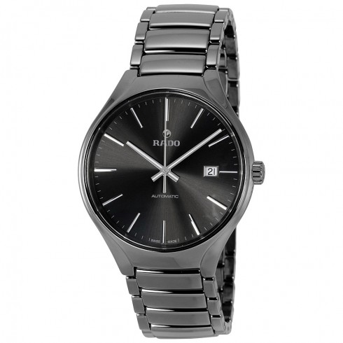 Rado True Automatic Gray Dial Plasma High-Tech Ceramic Men's Watch R27057102 watches