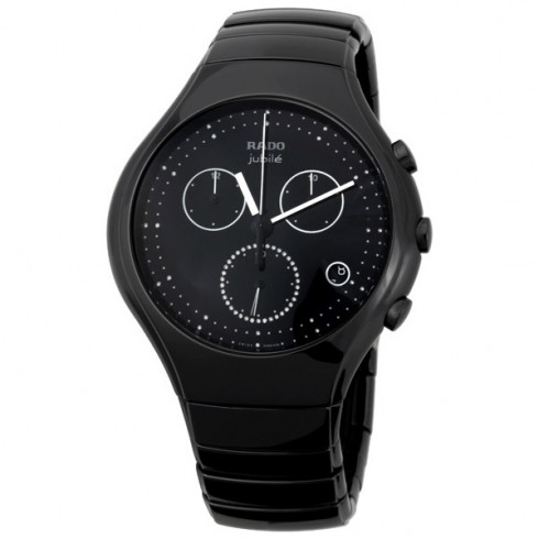 Rado True Black Ceramic Chronograph Men's Watch R27814702 watches