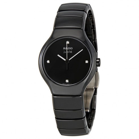 Rado True Black Ceramic Ladies Watch R27655742 watches