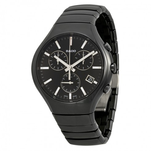 Rado True Black Dial Chronograph Men's Watch R27814162 watches