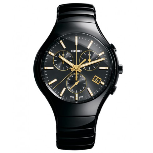Rado True Chronograph Black Dial Black Ceramic Men's Watch Watch R27814172 watches