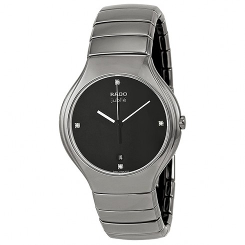Rado True Jubile Platinum-tone Ceramic Men's Watch R27654742 watches