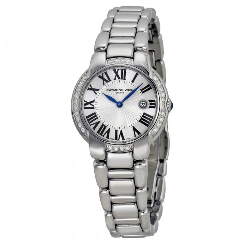 Raymond Weil Jasmine Diamond Silver Dial Stainless Steel Ladies Watch 5229-STS-00659 watches