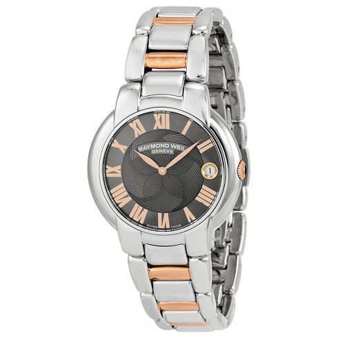Raymond Weil Jasmine Gray Dial Two Tone Stainless Steel Ladies Watch 5235-S5-01608 watches