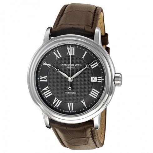 Raymond Weil Maestro Automatic Leather Strap Men's Watch 2837-STC-00609 watches