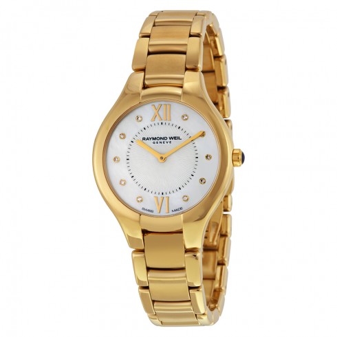 Raymond Weil Noemia Mother of Pearl Diamond Dial Ladies Watch 5132-P-00985 watches