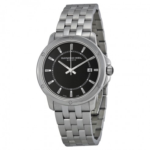 Raymond Weil Tango Black Dial Stainless Steel Men's Watch 5591-ST-20001 watches