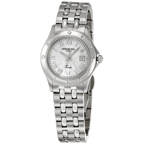 Raymond Weil Tango Silver Dial Ladies Watch 5390-ST-00658 watches