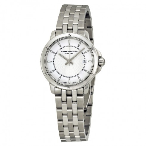 Raymond Weil Tango Silver Dial Stainless Steel Ladies Watch 5391-ST-30001 watches