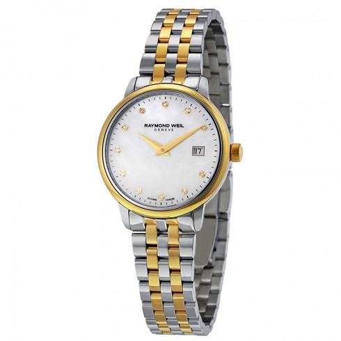 Raymond Weil Toccata White Mother of Pearl Dial Ladies Watch 5988-STP-97081 watches