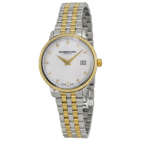 Raymond Weil Toccata White Mother of Pearl Dial Steel Ladies Watch 5988-SPS-97081 watches