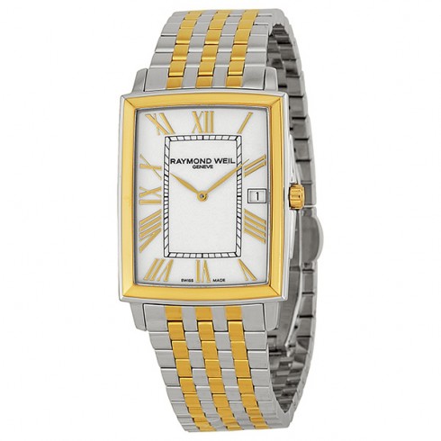 Raymond Weil Tradition White Dial Two Tone Stainless Steel Men's Watch 5456-STP-00308 watches