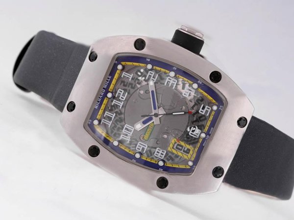 Richard Mille RM2009 RM005 Rectangle Mens Stainless Steel Case Watch watches