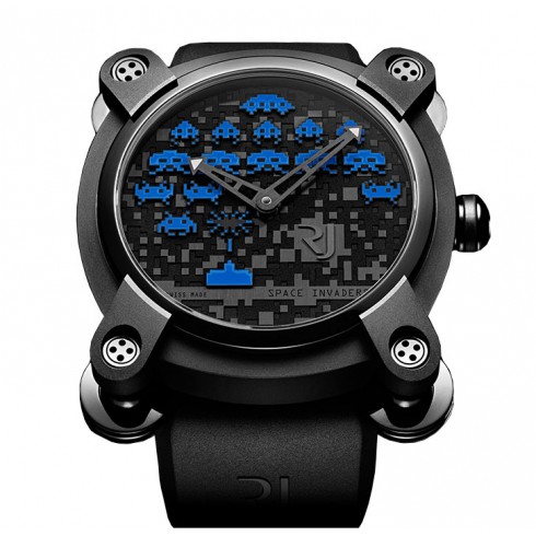 Romain Jerome Capsules Space Invaders Blue Men's Watch RJ.M.AU.IN.006.03 watches