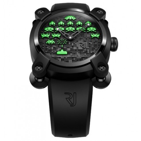 Romain Jerome Capsules Space Invaders Green Men's Watch RJ.M.AU.IN.006.04 watches