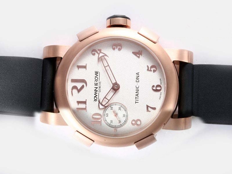 Romain Jerome Ceramic variations T.B2B22.00.BB 46mm Black Rubber Strap Mens Watch watches