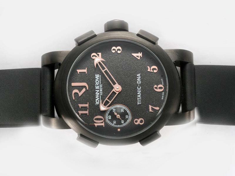Romain Jerome Ceramic variations T.B2B22.00.BB Round Black Dial Automatic Watch watches