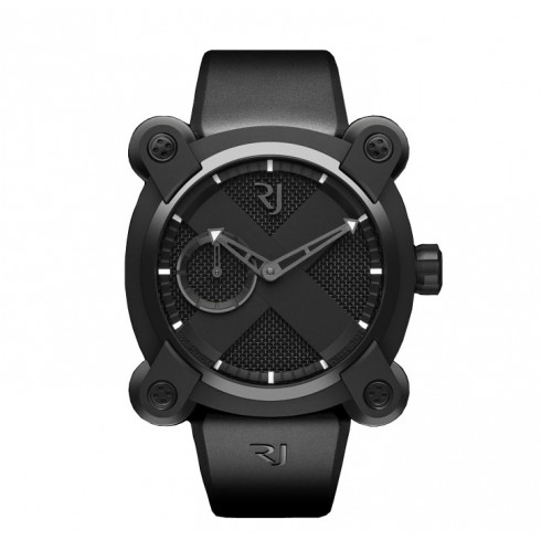 Romain Jerome Moon Invader Automatic Black Dial Black Rubber Men's Watch RJ.M.AU.IN.001.01 watches
