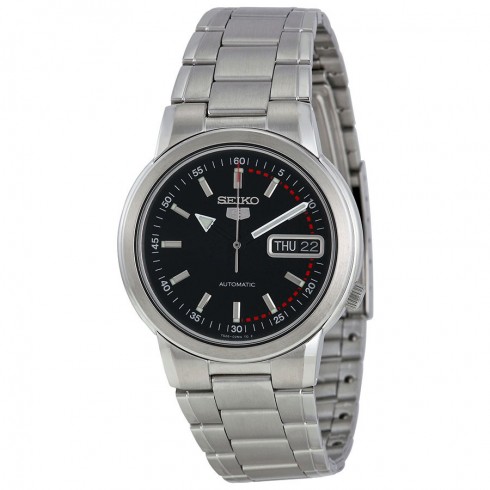 Seiko 5 Automatic Black Dial Men's Watch SNXE99 watches