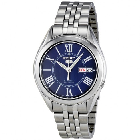 Seiko 5 Automatic Blue Dial Stainless Steel Men's Watch SNKL31 watches