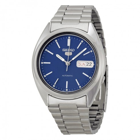 Seiko 5 Automatic Blue Dial Stainless Steel Men's Watch SNXF03K watches