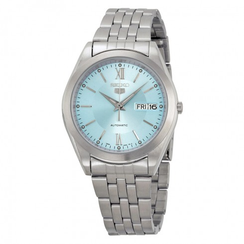Seiko 5 Automatic Blue Dial Stainless Steel Watch SNXA05 watches