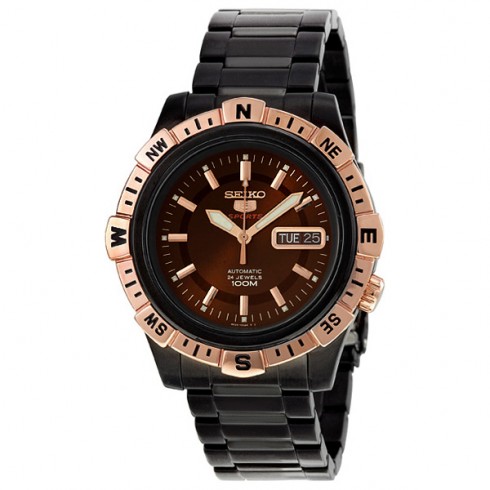 Seiko 5 Automatic Brown Dial Men's Watch SRP148K1 watches