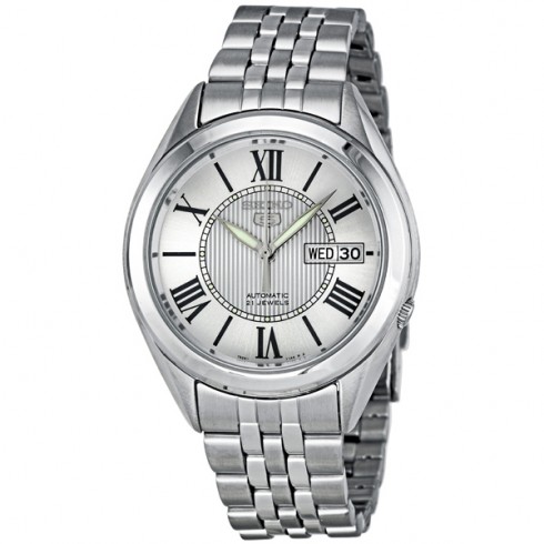 Replica Seiko 5 Automatic White Dial Stainless Steel Men's Watch SNKL29 Watch