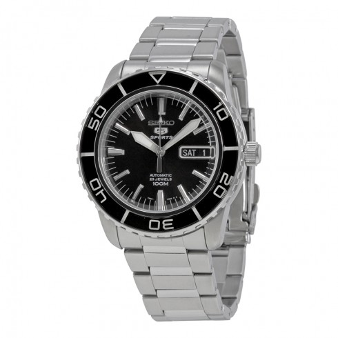 Seiko 5 Black Dial Automatic Men's Watch SNZH55 watches