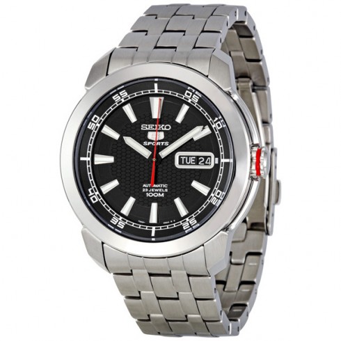 Seiko 5 Black Dial Automatic Men's Watch SNZH63 watches