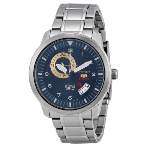 Seiko 5 Blue Dial Stainless Steel Men's Watch SSA203K1 watches