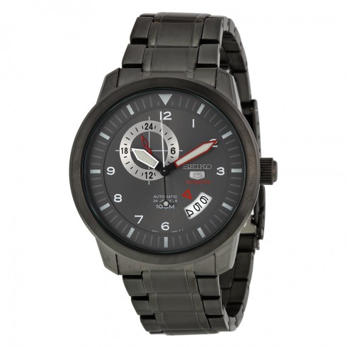 Seiko 5 Grey Dial Grey Ion-plated Men's Watch SSA209K1 watches