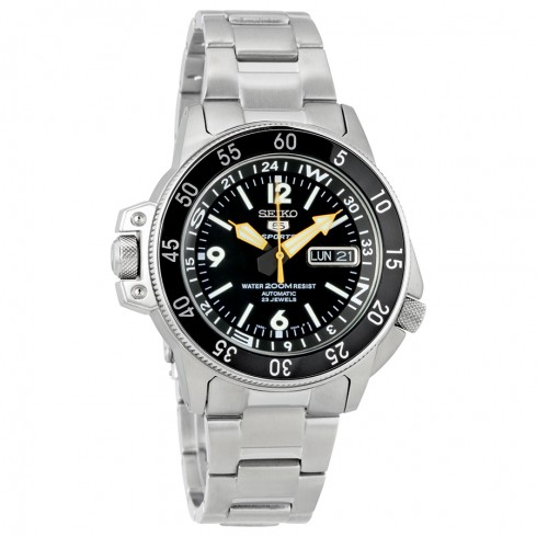 Seiko 5 Sport Black Dial Men's Watch SKZ211K1 watches