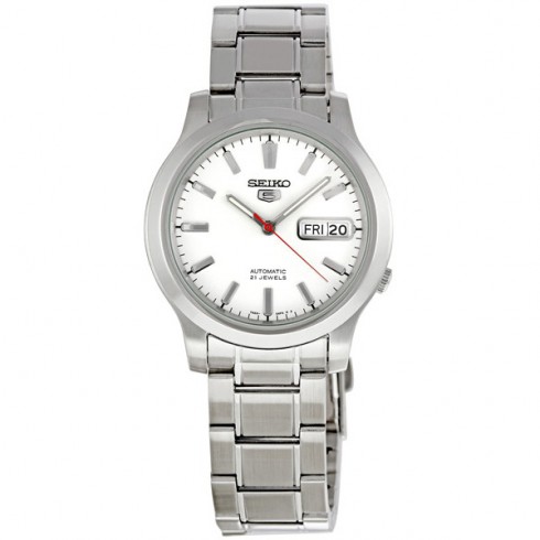Seiko 5 White Dial Automatic Men's Watch SNK789 watches