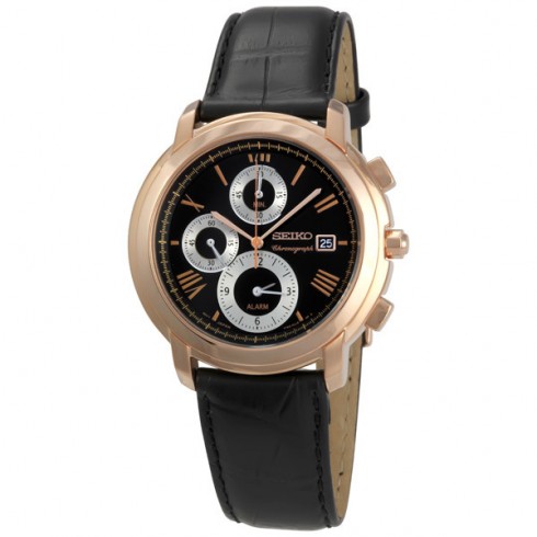 Seiko Alarm Men's Chronograph Watch SNAB80P1 watches