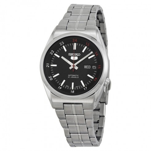 Seiko Automatic Black Dial Stainless Steel Ladies Watch SNKJ15 watches