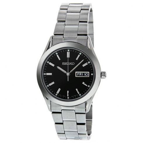 Replica Seiko Black Dial Stainless Steel Dress Men's Watch SGGA25 Watch
