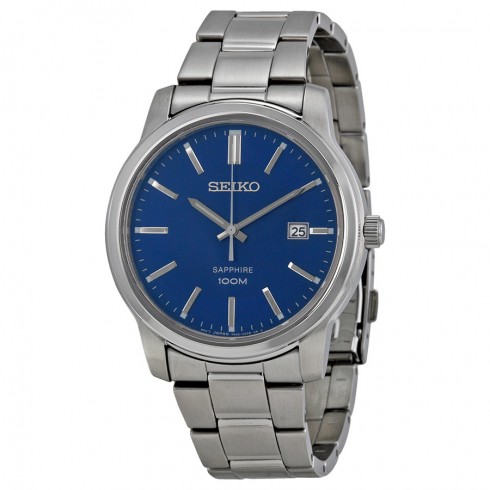 Seiko Blue Dial Stainless Steel Men's Watch SGEH03P1 watches