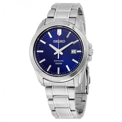 Seiko Blue Dial Stainless Steel Men's Watch SGEH47 watches