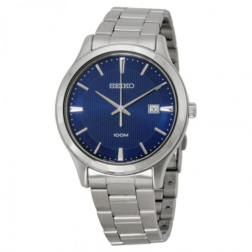 Seiko Blue Dial Stainless Steel Men's Watch SUR049P1 watches