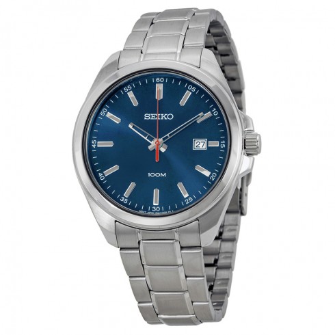 Seiko Blue Dial Stainless Steel Men's Watch SUR059 watches