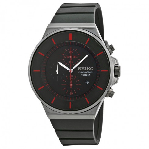 Seiko Chronograph Black Dial Men's Watch SNDD61 watches
