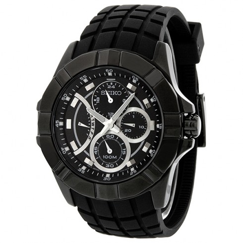 Seiko Chronograph Black Dial Men's Watch SRL071 watches