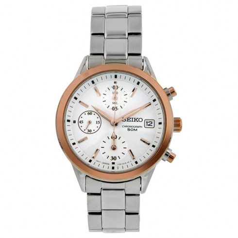 Seiko Chronograph Stainless steel Ladies Watch SNDY42 watches