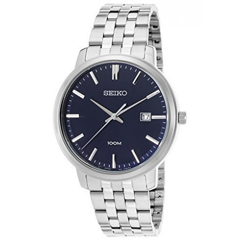 Seiko Classic Neo Blue Dial Stainless Steel Men's Watch SUR107 watches