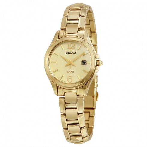 Seiko Core Gold Dial Gold-tone Ladies Watch SUT236 watches