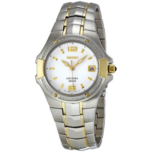 Seiko Coutura Diamond Two-Tone Steel Men's Watch SGED28 watches